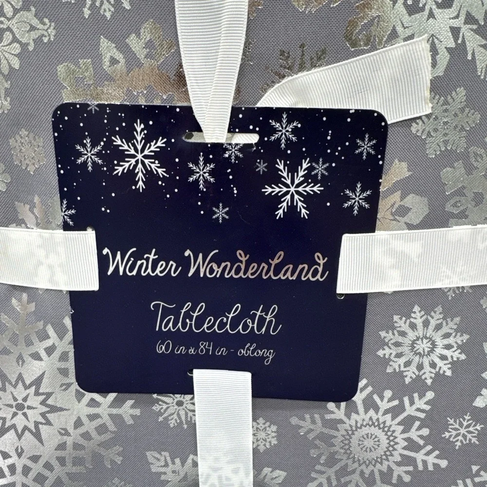Winter Wonderland Tablecloth 60